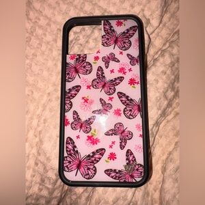 Wildflower Pink Butterfly iPhone 13 Phone Case